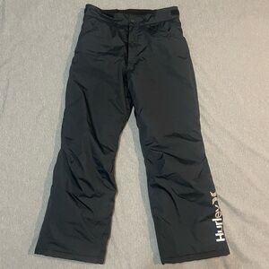 Hurley Youth Black Snow Pants Size Large (12–13) Adaptive Ski Snowboard